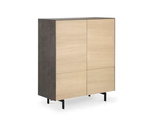 XENA - Oak highboard - Cabinet by Pilma