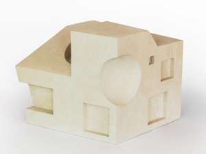 HOLL - Lecce stone bookend - Accessories by PIMAR