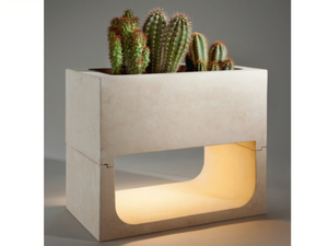 LIGHTFLOW - Lecce stone table lamp / vase - Table lamp by PIMAR