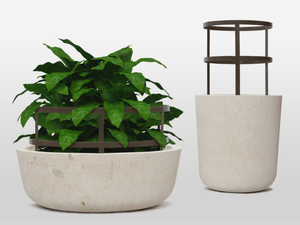 PIRO - Natural stone garden vase - Styling by PIMAR