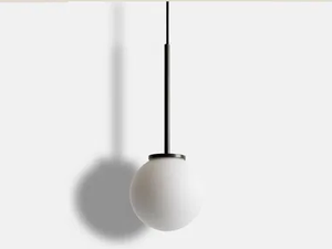 GIOVE - LED satin glass and metal pendant lamp - Ceiling lamp by Pirovano