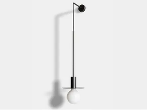 SOLE - Satin glass wall lamp - Wall lamp by Pirovano