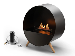 BUBBLE WALL & FLOOR - Open bioethanol freestanding fireplace - Other by Planika