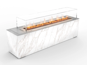 CABO - Bioethanol outdoor freestanding Dekton® fireplace - Other by Planika