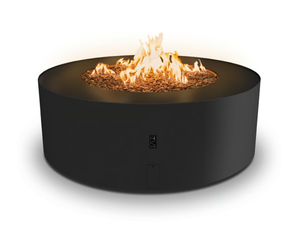 GALIO STAR BLACK - Gas outdoor steel fireplace - Other by Planika