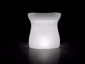 BARTOLOMEO CORNER LIGHT - Illuminated polyethylene bar counter - Outdoor furniture by Plust