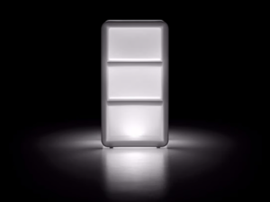 BARTOLOMEO DISPLAY LIGHT - Illuminated polyethylene bar counter - Outdoor furniture by Plust