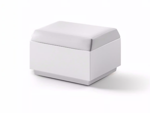 BIG CUT - Square polyethylene garden pouf - Pouf by Plust