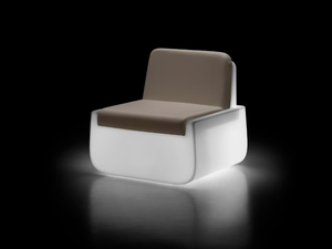 BOLD - Garden armchair with light - Armchair by Plust