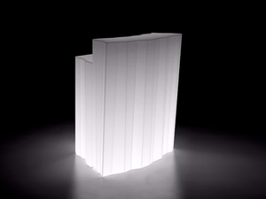 FROZEN CORNER LIGHT - Illuminated bar counter - Outdoor furniture by Plust