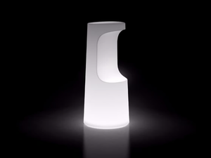 FURA - With light polyethylene stool - Stool by Plust
