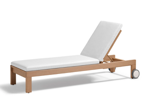 KAHN - Recliner fabric and TechTeak sun lounger with castors - Armchair by POINT
