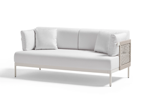 LEGACY - 2 seater rope and fabric garden sofa - Sofa by POINT