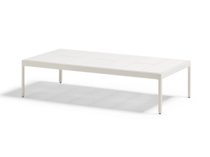 LEGACY - Rectangular powder coated aluminium garden side table - Side table by POINT