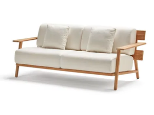 PARALEL - 2 seater fabric garden sofa - Sofa by POINT