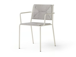SUMMER - Aluminium and Shintotex® garden chair with armrests - Chair by POINT