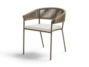 WEAVE - Rope garden chair with armrests - Chair by POINT