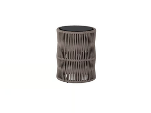 WEAVE - Round rope garden side table - Side table by POINT