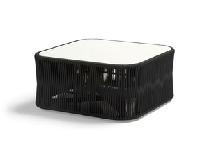 WEAVE - Square rope garden side table - Side table by POINT