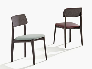 CURVE - Elm chair with integrated cushion - Accessories by Poliform