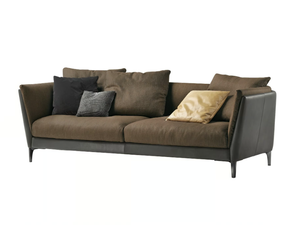 BRETAGNE - 2 seater leather sofa - Sofa by Poltrona Frau