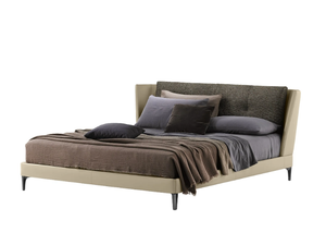BRETAGNE - Double bed - Armchair by Poltrona Frau