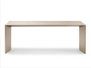 C.E.O. CUBE DESK - Rectangular leather executive desk - Desk by Poltrona Frau