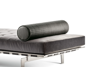 CLAYTON - Roll leather cushion - Accessories by Poltrona Frau