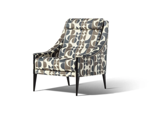 DEZZA 48 - Fabric armchair with armrests - Armchair by Poltrona Frau