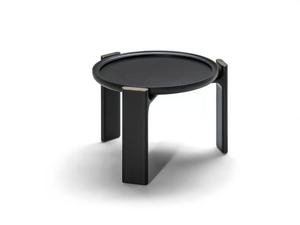 DUO - Round ash coffee table - Coffee table by Poltrona Frau