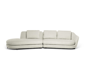 DUO - Sectional fabric sofa - Sofa by Poltrona Frau
