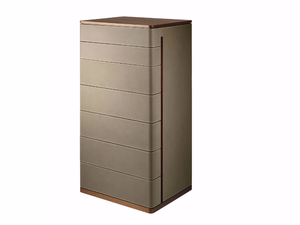 FIDELIO - Tanned leather chest of drawers - drawer by Poltrona Frau