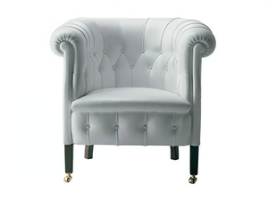 FUMOIR - Tufted armchair - Armchair by Poltrona Frau