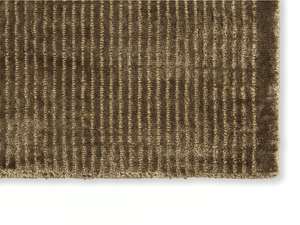 HARP - Striped rectangular handmade silk rug - Rug by Poltrona Frau