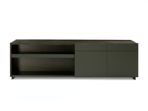 JOBS 5580780 - Low wooden office storage unit - Cabinet by Poltrona Frau