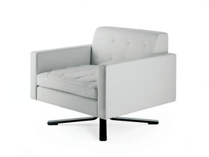 KENNEDEE - Armchair with 4-spoke base - Armchair by Poltrona Frau