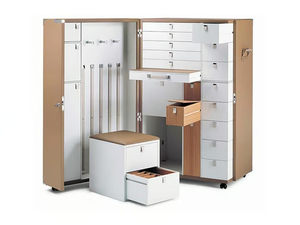 OCEANO - Wardrobe with casters - wardrobe by Poltrona Frau