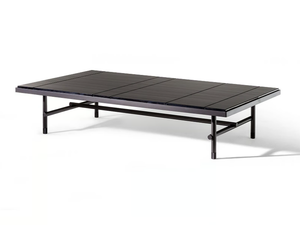 PIERRE - Rectangular coffee table with marble top - Coffee table by Poltrona Frau