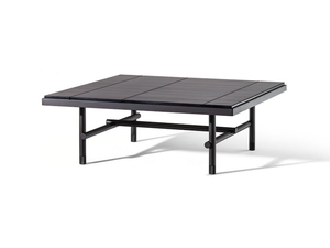 PIERRE - Square coffee table with marble top - Coffee table by Poltrona Frau