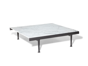 SOUVENIR D'ITALIE - Square low marble coffee table - Side table by Poltrona Frau
