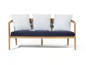 THE SECRET GARDEN - Teak garden sofa - Sofa by Poltrona Frau