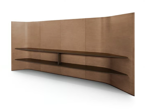 TRUST - Freestanding oak office screen - Screens by Poltrona Frau