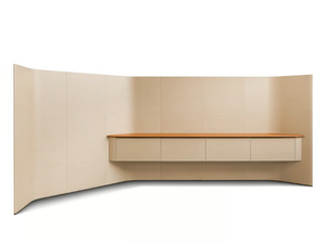 TRUST - Freestanding tanned leather office screen - Screens by Poltrona Frau