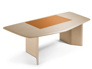 TRUST - Oak executive desk - Desk by Poltrona Frau