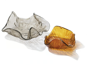 WATER ILLUSION - Recycled glass centerpiece - Armchair by Poltrona Frau