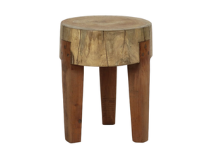 EMPOLI - Reclaimed wood stool - Stool by POMAX