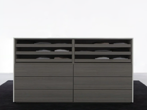 ISOLA - Wooden chest of drawers - drawer by Porro