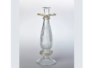CHARLOTTE 4795/C - Glass candle holder - Styling by Possoni Illuminazione