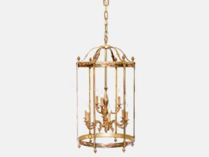EMILY 451/6+3 - LED brass pendant lamp - Ceiling lamp by Possoni Illuminazione