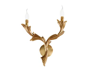 SOLANGE 335/A2 - French Gold Wall light - Wall lamp by Possoni Illuminazione
